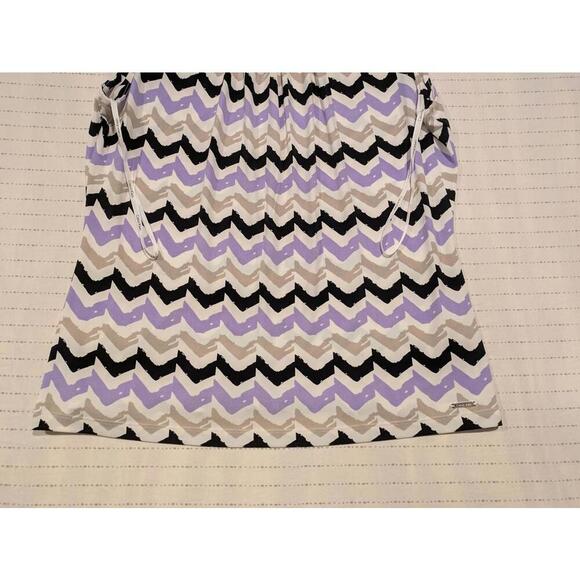 Calvin Klein Chevron Print Sleeveless Tank Top Womens Large Polyester - Picture 5 of 12